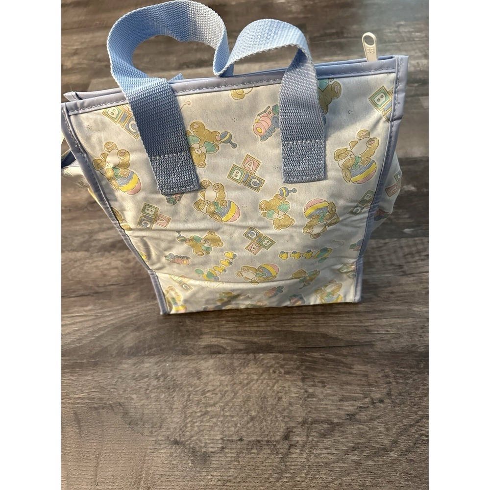 Vintage Insulated‎ Vinyl Diaper Bag Bottle Bag